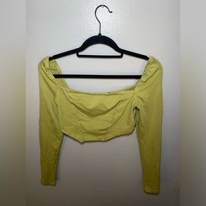 Green Princess Polly Cotton Corset Top- Size 6🍀🍀